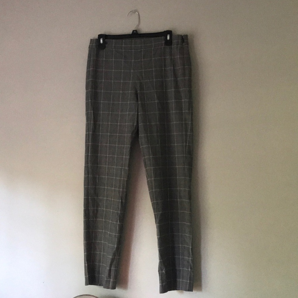 Plaid Capri dress pants